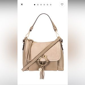 See By Chloe Joan Small Shoulder Bag Motty Grey